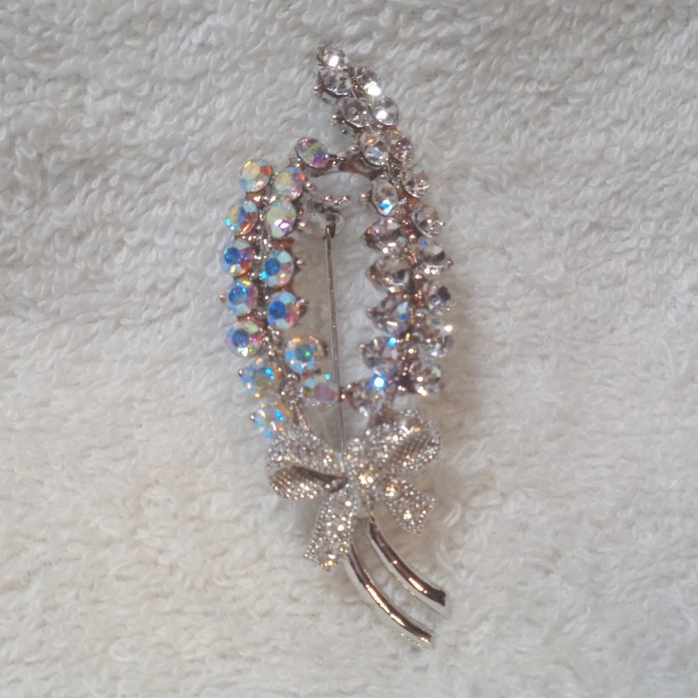 Goregous AB Rhinestone Brooch